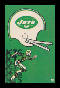 1976 New York Jets Football Art