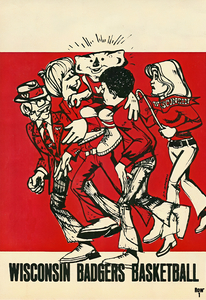 1976 Wisconsin Badgers Basketball Art
