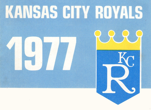 1977 Kansas City Royals Baseball Art