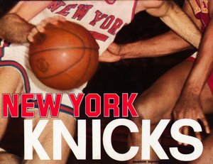 1977 New York Knicks Basketball Cover Art