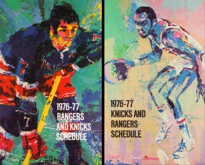 1977 New York Knicks and Rangers Art