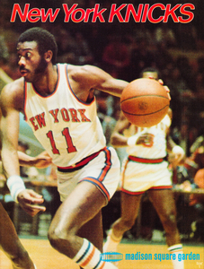 1977 New York Knicks Program Cover Art