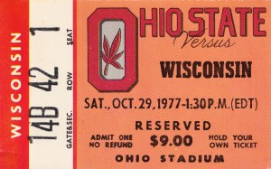 1977 Ohio State vs. Wisconsin