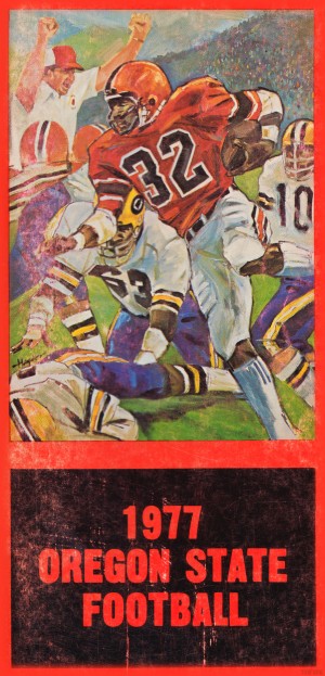 1977 Oregon State Football Art