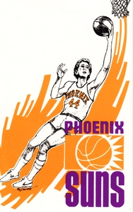 1977 Phoenix Suns Basketball Art