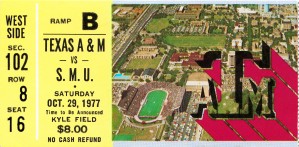 1977 texas am aggies football tamu college station kyle field