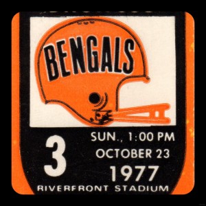 1977 Bengals Helmet Art
