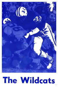 1977 Kentucky Wildcats Football Art Print