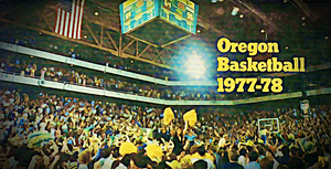 1977 Oregon Ducks Basketball Art