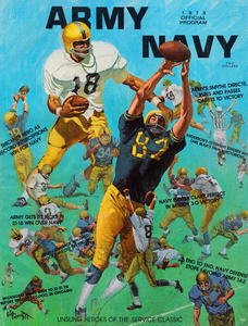 1978 Army Navy Football Program Cover Art