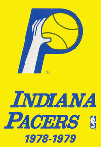 1978 Indiana Pacers Basketball Poster