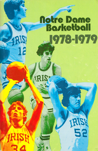 1978 Notre Dame Retro Basketball Poster