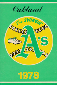 1978 Oakland Athletics Retro Poster