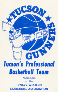 1978 Tucson Gunners Pro Basketball Poster