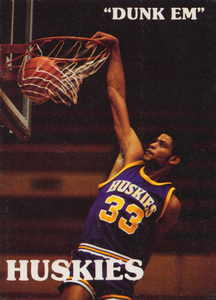 1978 Washington Basketball Poster Dunk Em Huskies