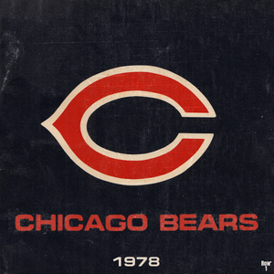 1978 Chicago Bears Retro Art