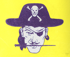 1978 East Carolina Pirate Art