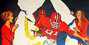 1978 Retro Remix Football Art