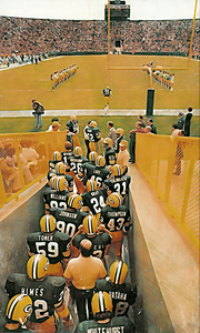 1978 Green Bay Packers Onto the Field