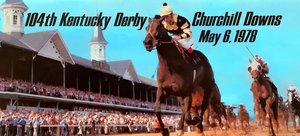 1978 Kentucky Derby Horse Racing Art