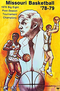 1978 Missouri Tigers Norm Stewart Art