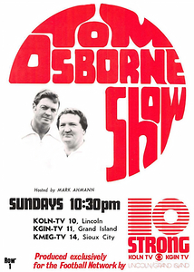 1978 nebraska football tom osborne show