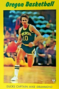 1978 Oregon Ducks Basketball Art