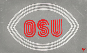 1978 OSU Football Throwback Art