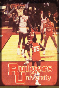 1978 Rutgers Basketball Retro Art