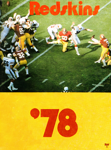 1978 Washington Redskins Football Art