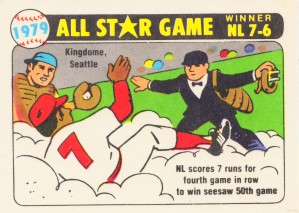 1979 All Star Game Baseball Art