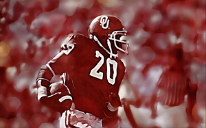 Oklahoma Football Billy Sims Digital Painting