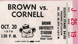 1979 Brown Bears vs. Cornell Big Red 