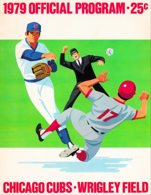 1979 chicago cubs wrigley field program