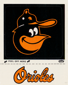 1979 Fleer Decal Baltimore Orioles Art Print