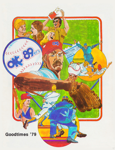 1979 Oklahoma City 89ers Retro Baseball Poster