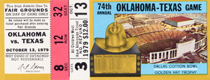 1979 Oklahoma Sooners vs. Texas Longhorns