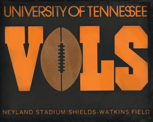 1979 Tennessee Vols Football Ticket Remix