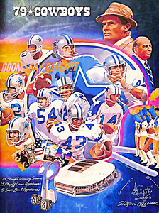 1979 Dallas Cowboys Ron McKee Art