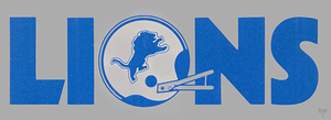 1979 Detroit Lions Football Art