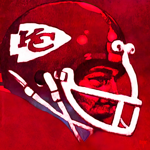 1979 Kansas City Chiefs Football Throwback Art