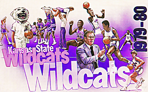 1979 Kansas State Wildcats Basketball Art