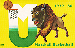 1979 Marshall Thundering Herd Basketball Art