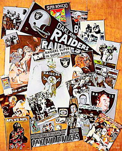 1979 Oakland Raiders Retro Art