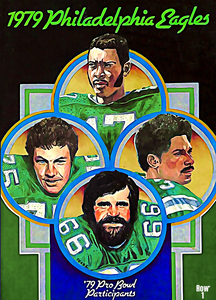 1979 Philadelphia Eagles Football Art