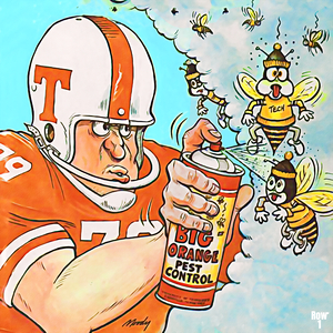 1979 Tennessee Vols Cartoon Art