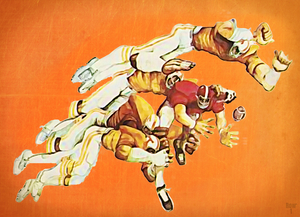 1979 Tennessee Vols Football Art