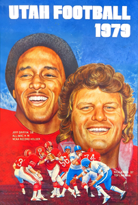1979 Utah Utes Football Poster