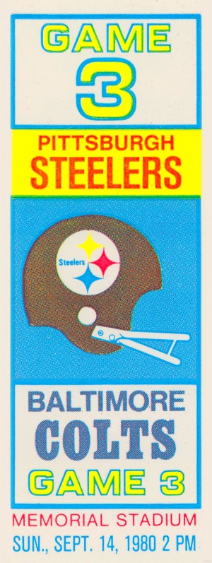 1980 Baltimore Colts vs. Pittsburgh Steelers