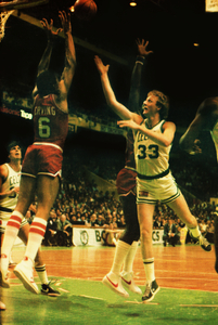 1980 Boston Celtics Larry Bird vs. Dr. J